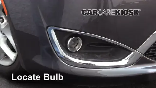 2017 Chrysler Pacifica Touring 3.6L V6 Éclairage Feu antibrouillard (remplacer l'ampoule)